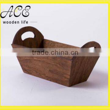 Wooden Fruit Tray,Wood Tray Flowerpot photo-4