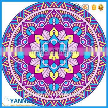 Large Round Donut Beach Towel Cotton Print For Stand by Custom photo-2