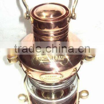Nautical Ship Lantern, Antique Copper Lantern, Brass Ship Lanterns, Copper Outdoor Lantern, Copper Hurricane Lantern, photo-4