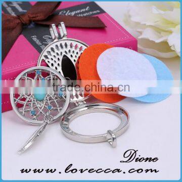 Fancy Perfume Locket Necklace Wholesale Aromatherapy Diffuser Necklace photo-5