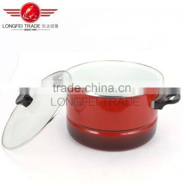 Yiwu New Design High Quality 3pcs Enamel Porcelain Enamel Cookware Set Wholesale photo-4
