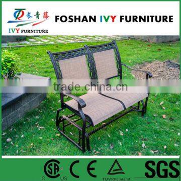 New design garden cast aluminum furniture swing loved sofa chair