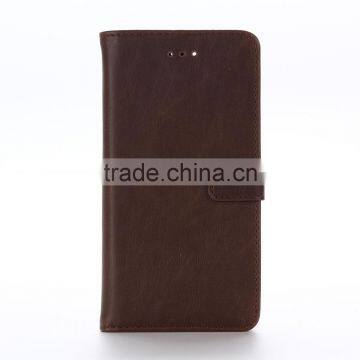 High Quality Crazy-horse PU Card Bumper/pocket Cell Phone Case for Fujitsu photo-2