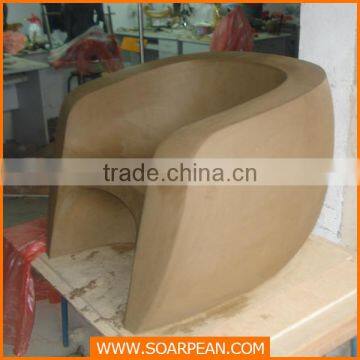 Furniture Fiberglass Hotel Sofa Chair Single Modern Chair photo-5