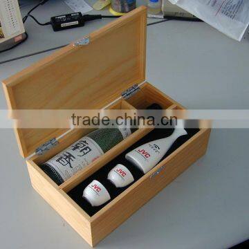 Wooden Wine Box for 3 Bottles photo-4