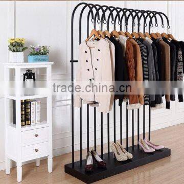 Fashion Metal Floorstanding Multilayer Clothing Rack photo-4