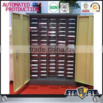 Steel Workshop Plastic Storage Cabinets With 75 Drawers photo-5