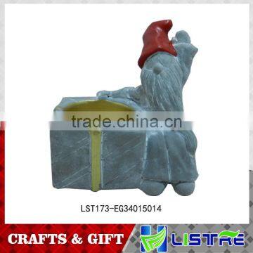 christmas decoration concrete statue