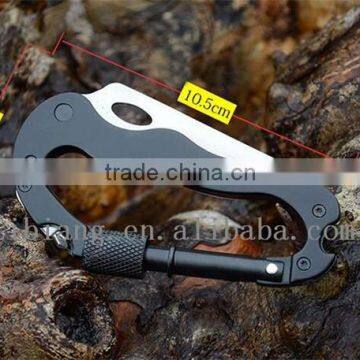 Special Birthday Gifts Multifunction Carabiner Knife Keychain