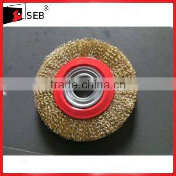 Crimped BrassWire Circular Brush