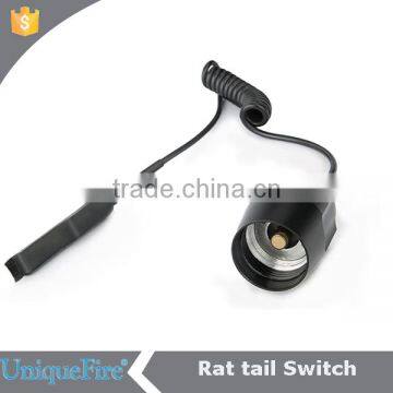 UniqueFire T50 flashlight rat tail touch switch