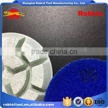 3" 200#diamond Floor Polishing Pads Hook and Loop Grinding Grinder Renew Renovation Marble Granite Concrete Terrazzo photo-2