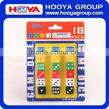 plastic dice / poker dice / games dices