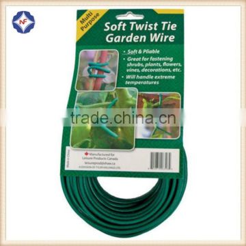 PVC Plastic Coated Soft Twist Tie Wire for Garden Tools