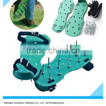 Lawn Grass Sod Walking Aerator Spike Strap Shoes Sandal Revitalizing Garden Tool