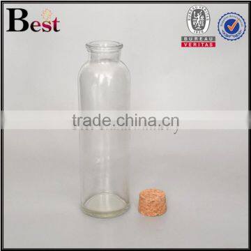 50ml 100ml 300ml Clear Empty Glass Bottle With Cork Good Quality Screen Printing Wholesale Manufacturer photo-2