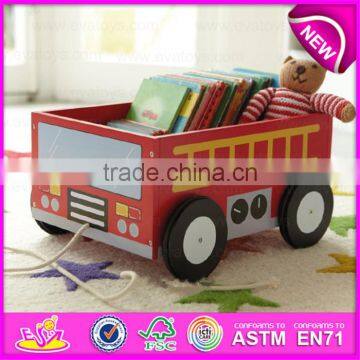 Supply Cheap Fashion Pretty Wooden Toy Box for Storage Book,Multi Functional Decorative Wooden Toy Storage Box W08C126 photo-2