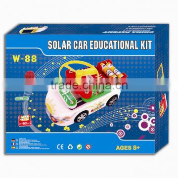 hot&new solar car educational kit plastic solar toys