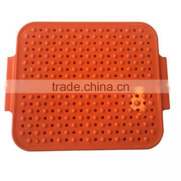 Advanced Kitchen Tools Silicone Non Stick Fat Reducing Mat Microwave Biscuit Baking Tray