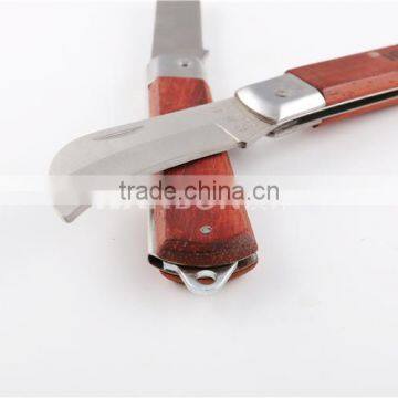 Professional Electrician Knife With Wooden Handle photo-2