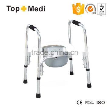 TOPMEDI walking aid with commode chair