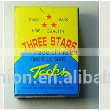 Тонкие синие гвозди для обуви/Гвозди для обуви марки Three Star / Гвозди для обуви photo-2