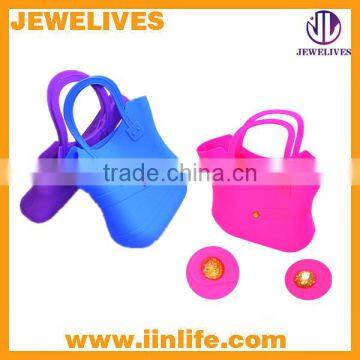 Fashion design silicone shopping bag from OEM factory