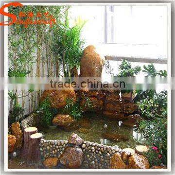 Latest design landscaping rock fake fiberglass fake slate rock prices