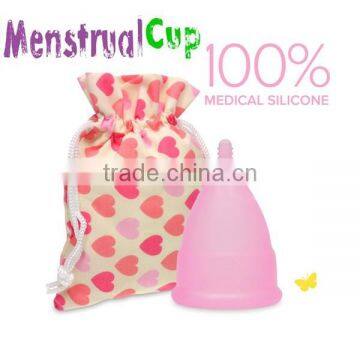 ISO factory Anti Bacteria Custom Packages silicone fda approved menstrual cup