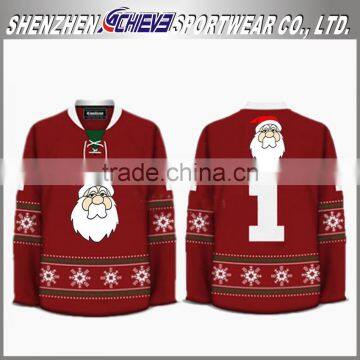 Custom team design usa hockey jersey shirts