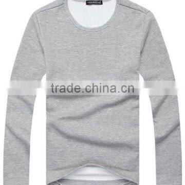 blank fitted t-shirt blank long sleeve t-shirts soft and thin cotton t-shirts