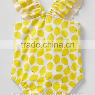 Baby Grils Flutter One-piece Swimsuit & Kids Swimwear HSD5040 photo-2