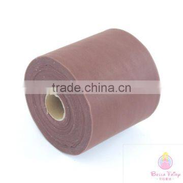 China Supplier Wholesale Wedding Tulle Roll 5''x 200 Yards Soft Polyester Tutu Tulle Rolls Spool 20 Colors Pick photo-5