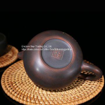 Qinzhou Chinese Nixing Pottery Antiqued Xishi Purple Clay Pot Pure Handmade Tea Pot Tea Ware photo-2