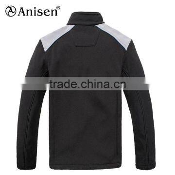 China Product Polyester Plaids Hiking Men Clothing Jacket photo-2