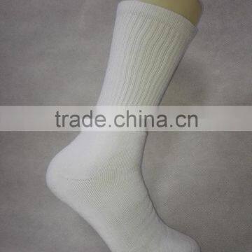 White Blank Sublimation Socks 100 Polyester Socks With Rib on Leg photo-6