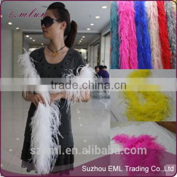 Wholesale new fashion ostrich feather scarf