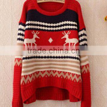 best-selling wholesale cheap women christmas jumpers ladies knitted christmas sweaters