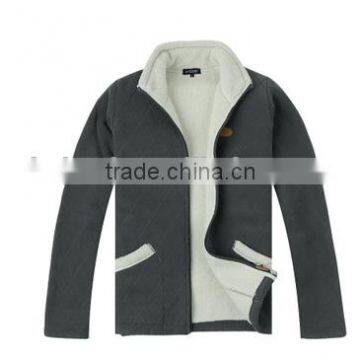 Hotting Selling Winter Jacket Wholesale Collared Blank Thick Camo Fleece KM0567 photo-2