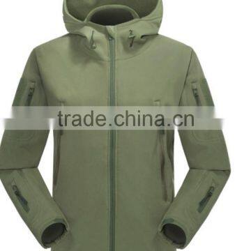 Instocked cargo/plainmillitary softshell jacket fleece jacket windproof waterproof customizable logo