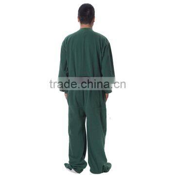 100 Polyesre Polar Fleece Fashion Adult Onesie Plain Colour for Men photo-2
