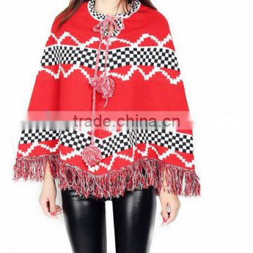 4637 Runwaylover design new design red christmas sweater cloak