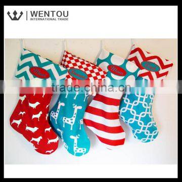 Wholesale Cheap Stock Personalised Canvas Christmas Stocking photo-3