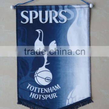 wholesale satin soccer flag