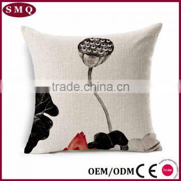 Chinese Lotus Sofa Back Cushion Case Covers photo-5