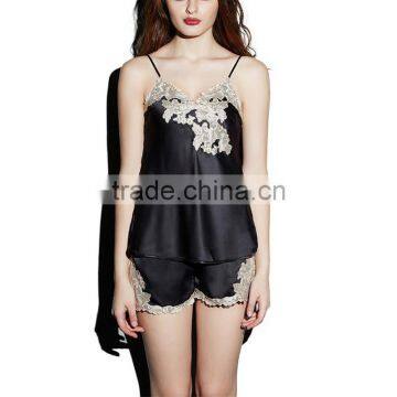 Summer Sex Pajamas Set With Lace for Lady Pajama photo-2