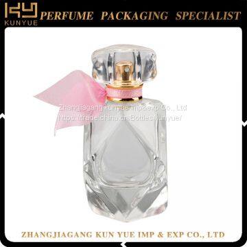 Empty Glass Bottle Empty Glass Bottle With Gold Color Crimp Version Spray Pump For Perfume Packaging