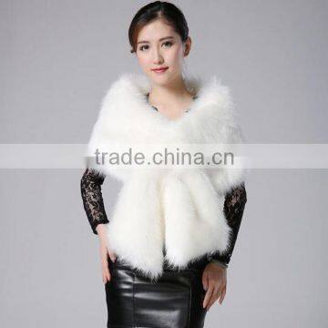 European Fur Overcoat Woolen Cloth Shawl for Women photo-4