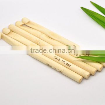 Bamboo Crochet Hooks( US Size 15/10mm ) 15cm, sold per pack of 5,8seasons