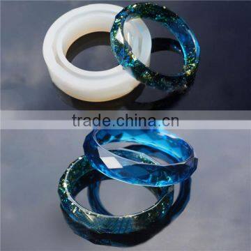 Fashion Faceted White Bracelet Jewelry Making Silicone Mold For Jewelry Making